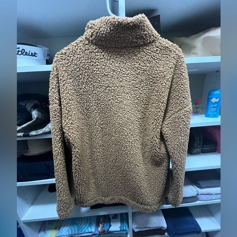 Teddy 1/4 Button down Sweater - Picture 3 of 3